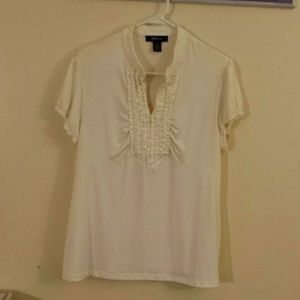 Style & Co ruffled blouse